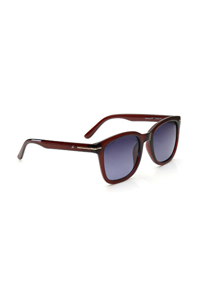 FASTRACK Polarized Sunglasses Brown Frame Smoke Mirror Lens 54.5mm - P498BK5PV
