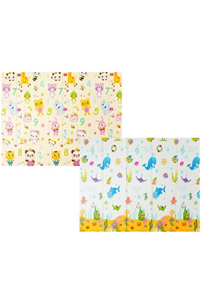Rao Children's Mat, RAO, with 2 Sides, Marine/Exotic Animals Pattern, XPE+PE,...