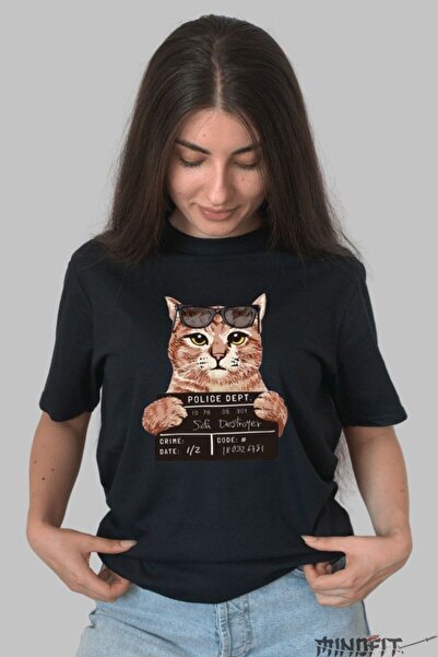 GILDAN Tricou Personalizat Cu Pisici Police Dept