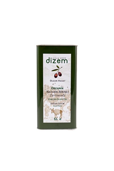 Dizem Organik Ayvalık Olgun Hasat Natürel Birinci Zeytinyağı 5 Litre