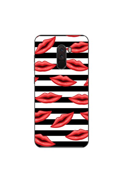 OEM Case compatible with Xiaomi Pocophone F1 Silicone Gel Tpu Pattern Striped...