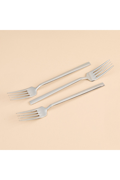 Aryıldız Krom Santos Vacuum Sweet Fork Set of 3
