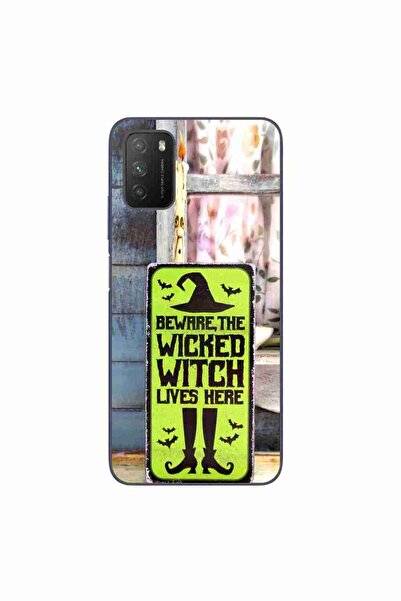 OEM Cover compatible with Xiaomi Poco M3 Silicon Gel Tpu Model Halloween Wick...