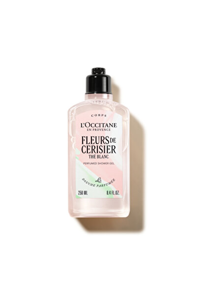 L'Occitane Fleurs de Cerisier Blanc Parfümlü Duş Jeli, Kiraz ve Beyaz Çay Özl...