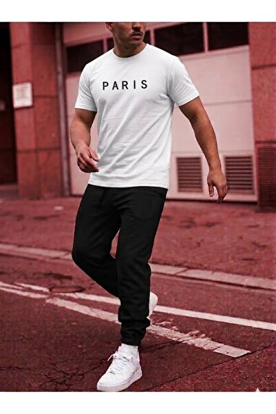 SILATU Paris Printed Tracksuit T-Shirt Set