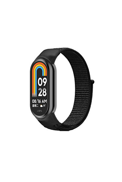 OEM Υφασμάτινο λουράκι βρόχου μαύρο (Smart Band 8 / Smart Band 9)