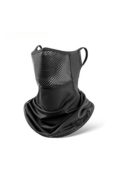 Choice Black NOFOXO Sunscreen Face Mask Ear-hanging Breathable Ice Silk Summe...