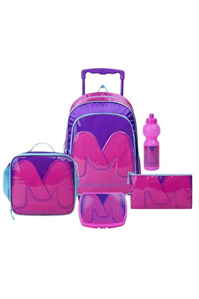 Trucare Motto CBPC2 5In1 Trolley Box Set 16" I Trolley I Lunch Bag I Water Bo...