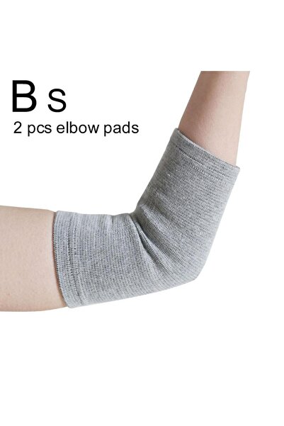choice2 S grey 2Pcs Elbow Brace Basketball Weightlifting Compression Support ...