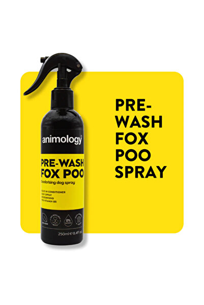 Animology Pre-Wash Fox Poo Köpek Kir ve Koku Arındırıcı Sprey 250 mL