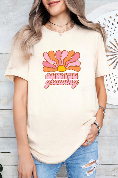 Sarah's Boutique Women's T-shirt – 100% cotton – Always Growing