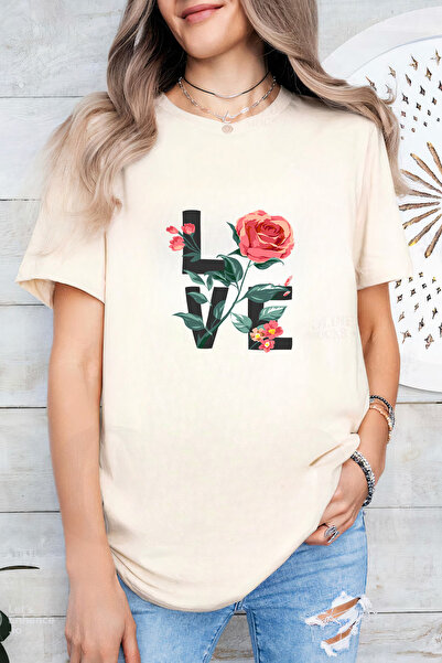 Sarah's Boutique Women's T-shirt – 100% cotton – Love Rose