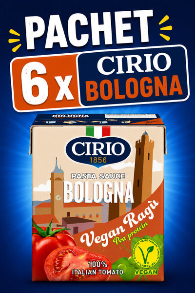 Cirio Pachet 6 x Sos pentru paste cu ragu vegan BOLOGNA