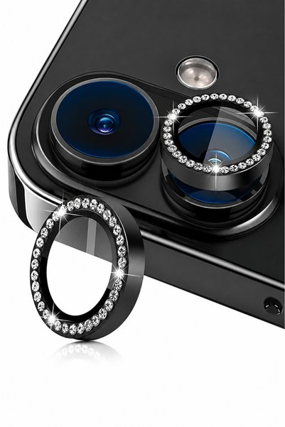 bzontech iPhone 17 Compatible (with Stone - Without Stone) Camera Lens Protector