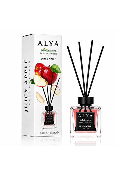 ALYA Ароматизатор за въздух с пръчици Nature Scents, Сочна ябълка, 100 мл
