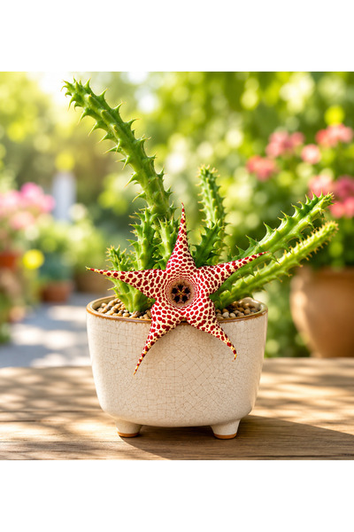 ATLANTE CACTUS Huernia x Orbea : “Octopus” Pranburi hybrid - özel tür leş kaktüs