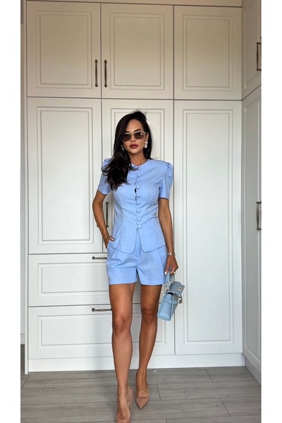 Atelier Carmen Babes Compleu blue din in