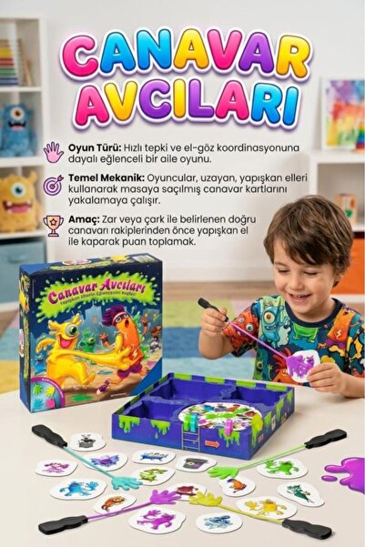 Tıfıl Toys Canavar Avcıları 25 Parçalı 2-4 Kişilik 15 Dk Oyun Süresi Eğlencel...