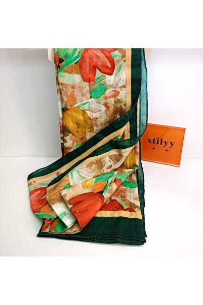 stilyy Bamboo Kraş Shawl Bahar