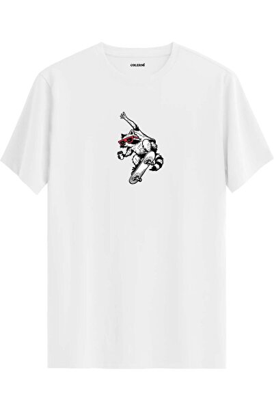 Colermi Skateboard Raccoon T-Shirt