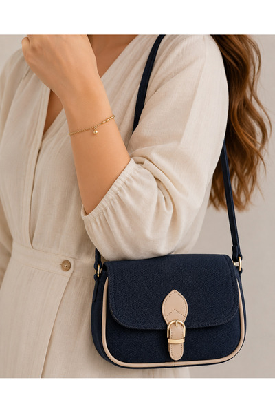 Mervişim Aksesuar Women's Crossbody Bag with Flap and Zipper, Multi-Compartme...