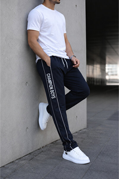 comstar Pantaloni de trening pentru bărbați, cu imprimeu casual, cu dungi, cu...