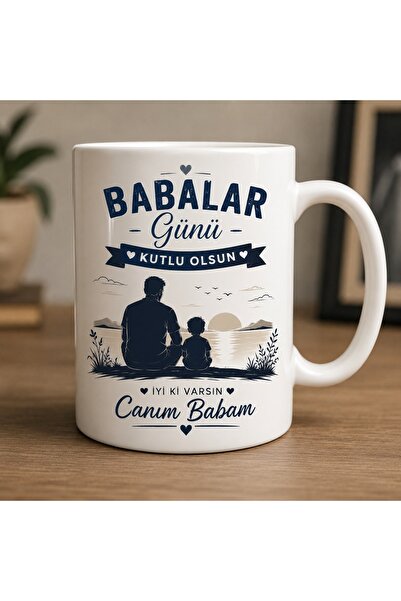 EYBaskı Tasarım Father's Day Special Porcelain Mug