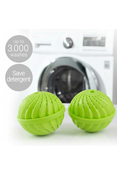 Ayawaska Set 2 Bile de Spalat Ecologice, reutilizabile, non-chimice, verde, 1...