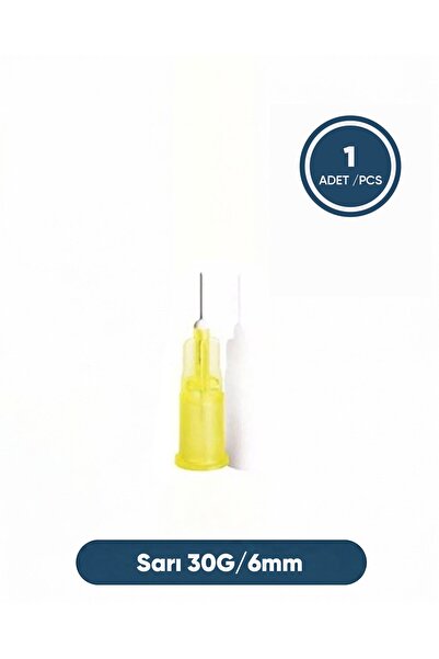 Genject 30G (0.82mm) 6mm, Sarı Enjektör Ucu 1 Ad./Pkt.