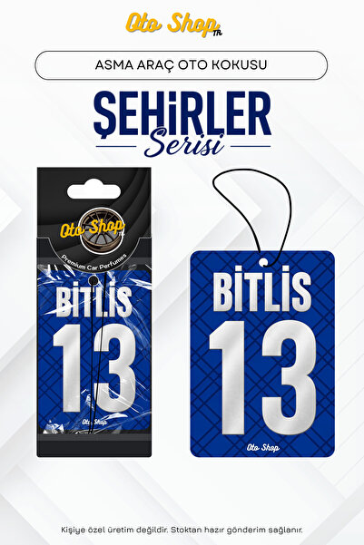 OTOSHOPTR BİTLİS 13 Şehir Kokuları Serisi Oto Araç Kokusu