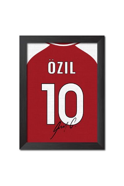 ALAYRA International Alayra Mesut Ozil Poster Frame Arsenal Jersey Photo Prin...