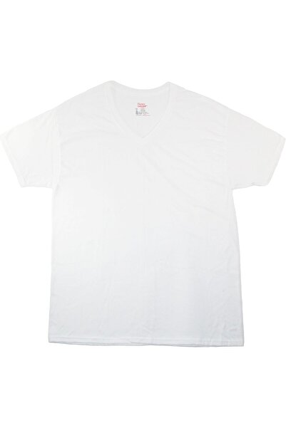 HANES Men's V-Neck T-Shirt, Model No. 777-3 (Pack of 3)