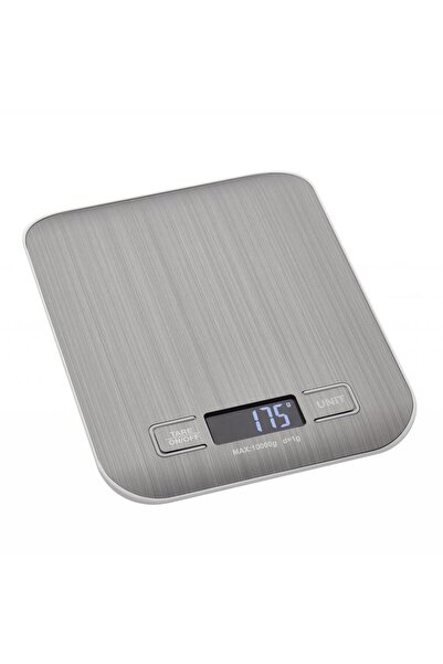 TFA Dostmann TFA AMARETTI Digital Kitchen Scale, 10 kg Capacity, Silver