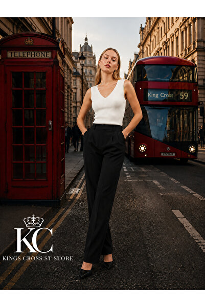 kings cross st store Esnek Triko ve Yaka Kaşkorse Bluz