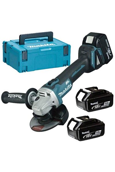 Makita Polizor unghiular cu 3 acumulatori Li-Ion LXT 18V 5.0Ah DGA504RT3J