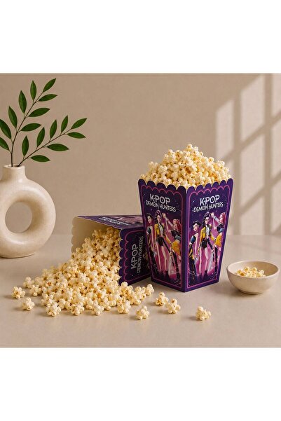 Partiden K-pop Demon Popcorn Mısır Kutusu 8 Adet
