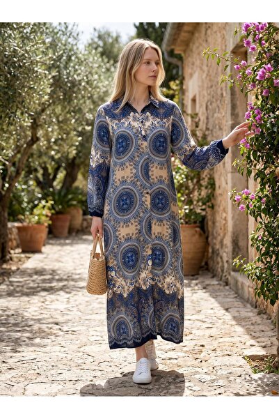 VETRE Women's Plus Size Viscose Long Dress