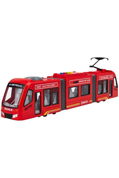 Avaleea Tramvai Rosu cu Usi care se Deschid, Frictiune, Sunete si Lumini 1:16...