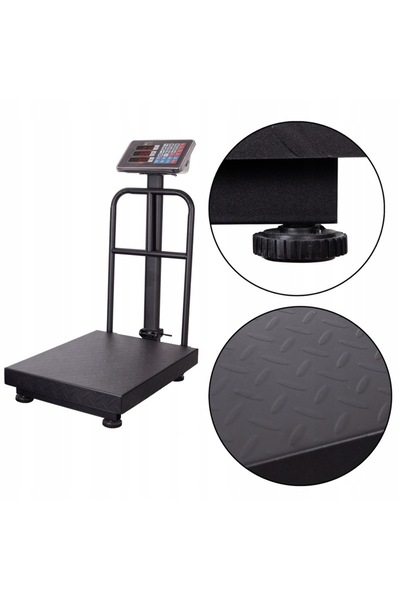 MAXON Cântar electronic de platformă 300 kg cu spătar