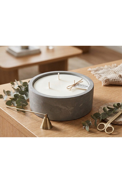 NUDA HOME Dekoratif Beton Mum - Pinterest Mumluk