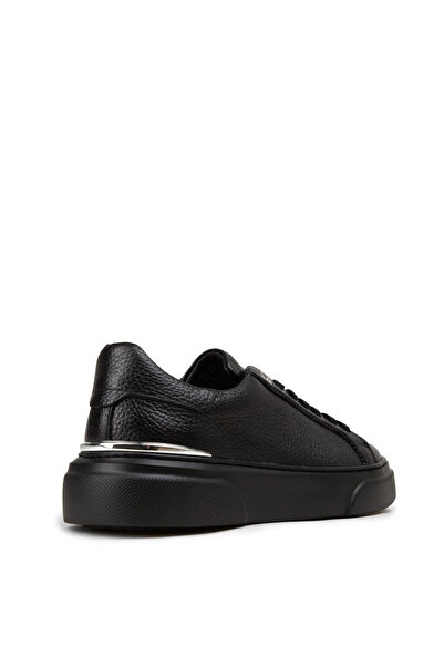Deery Kadın Hakiki Deri Siyah Sneaker Ayakkabı