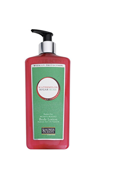 Shower Scents Watermelon Sugar Rush Paraben-Free Moisturizing Body Lotion wit...