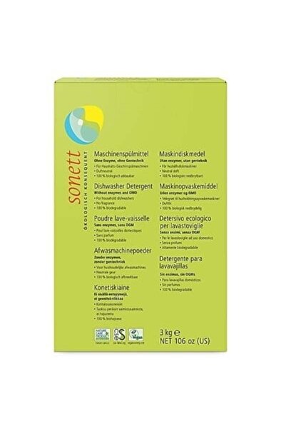 Sonett Detergent praf pentru masina de spalat vase 3kg