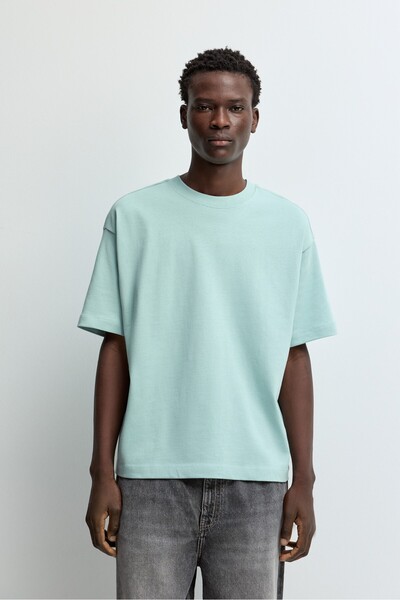 LEFTIES Boxy fit orta ağırlık t-shirt