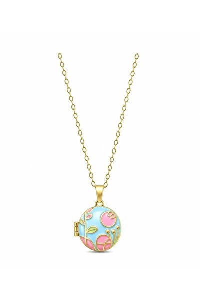 whiteandpurpledesign Steel Cover Necklace 45 cm