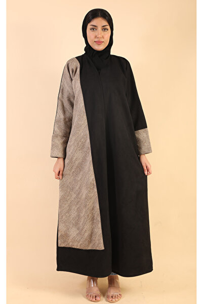 Stylish Fashion Winter Abaya from Stylech Fashion, Soft Shammua, Black Color,...