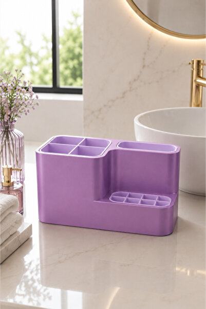 Arvella Studio Multi-Compartment Layered Bathroom Organizer - 6 Different Col...