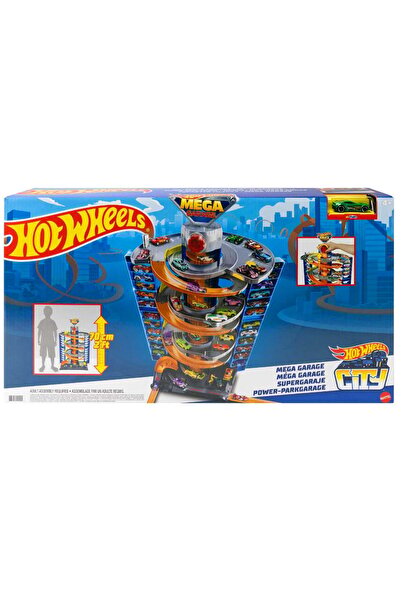 HOT WHEELS Set de joaca cu masinuta City, Mega Garage, GTT95