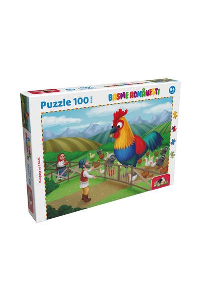 Noriel Puzzle Puzzle 100 piese, Noriel Basme Romanesti, Punguta cu doi bani