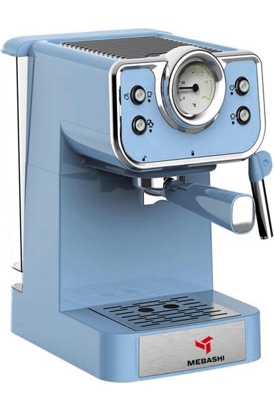 MEBASHI ME-ECM2039 Espresso Coffee Machine - 1.5L, 20 Bar, Blue with Dual Sta...